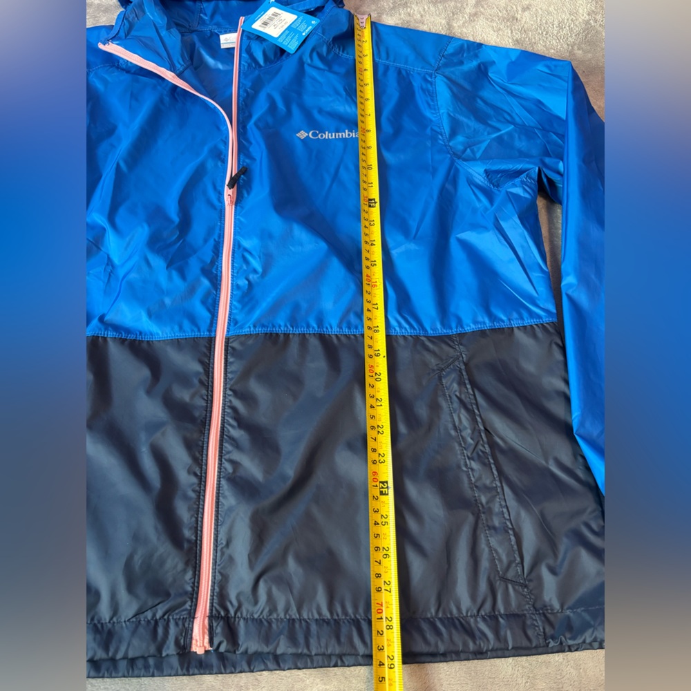 Columbia Blue and Black Hooded Jacket - Picture 3 of 6